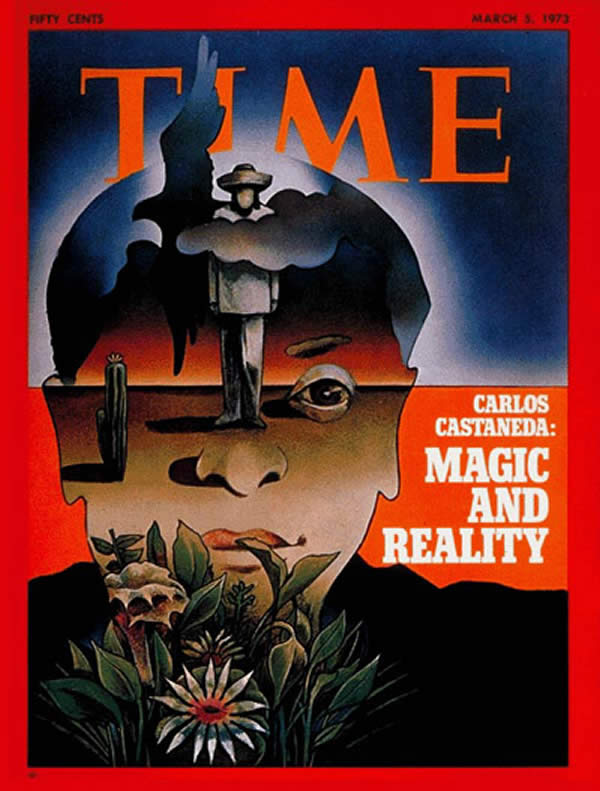 Copertina di TIME, marzo 1973: Carlos Castaneda, Magia e Realtà